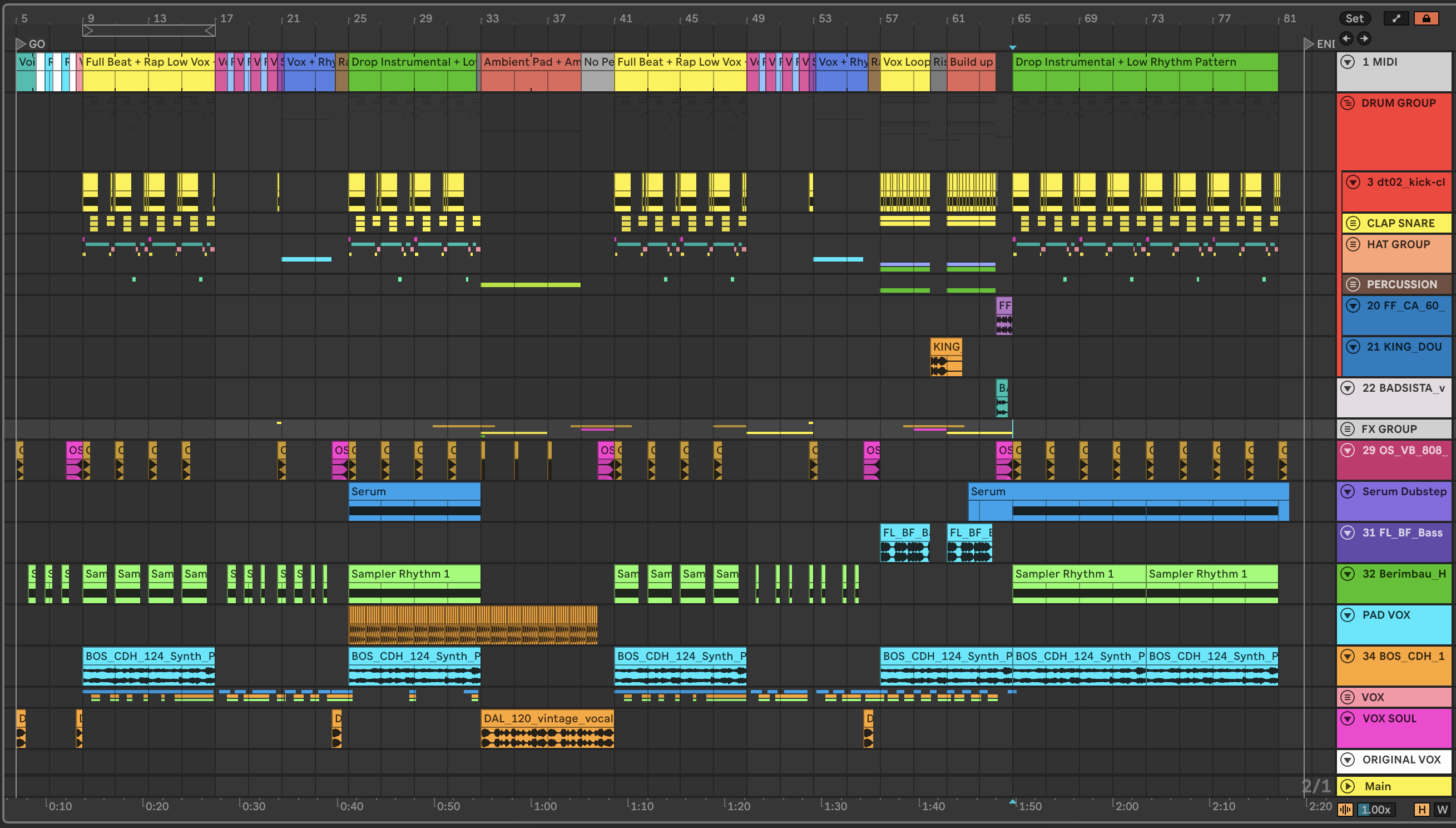 daw screenshot