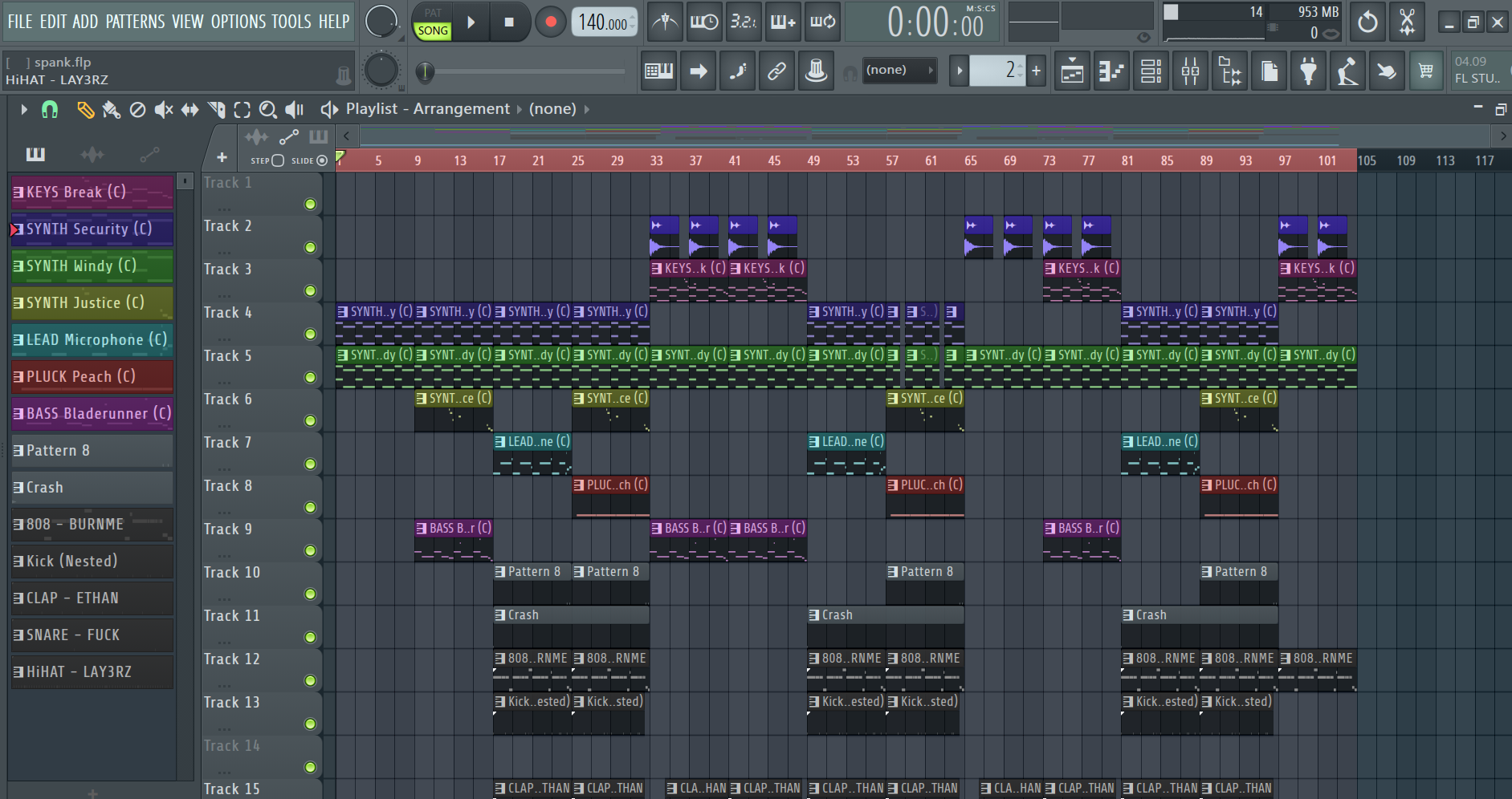 daw screenshot