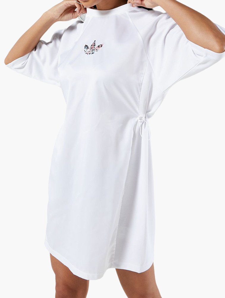 adidas white t shirt dress adidas Womens Logo Crewneck T-Shirt Dress Green M