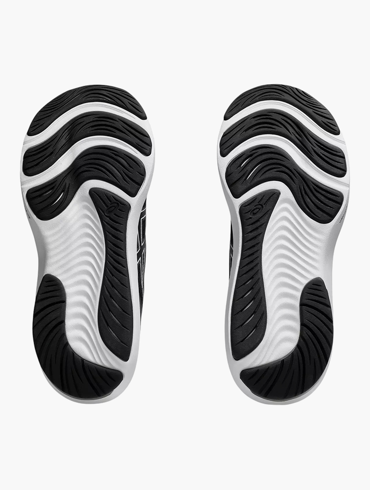MyRunway | Shop Asics Black & White Gel Flux 7 Trainers for Men