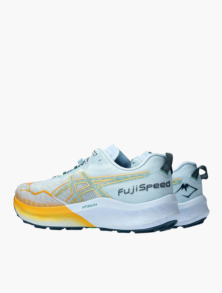 MyRunway | Shop Asics Light Blue & Dark Mint Fujispeed 2 Lace-Up