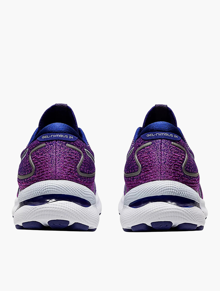 anmi② MyRunway | Shop Asics Orchid & Soft Sky Gel Nimbus 24 Lace-Up