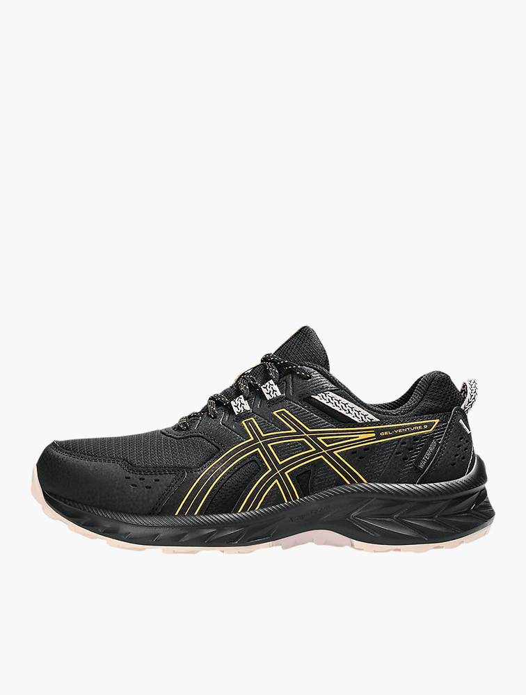 MyRunway | Shop Asics Black & Stadium Orange Gel Venture 9