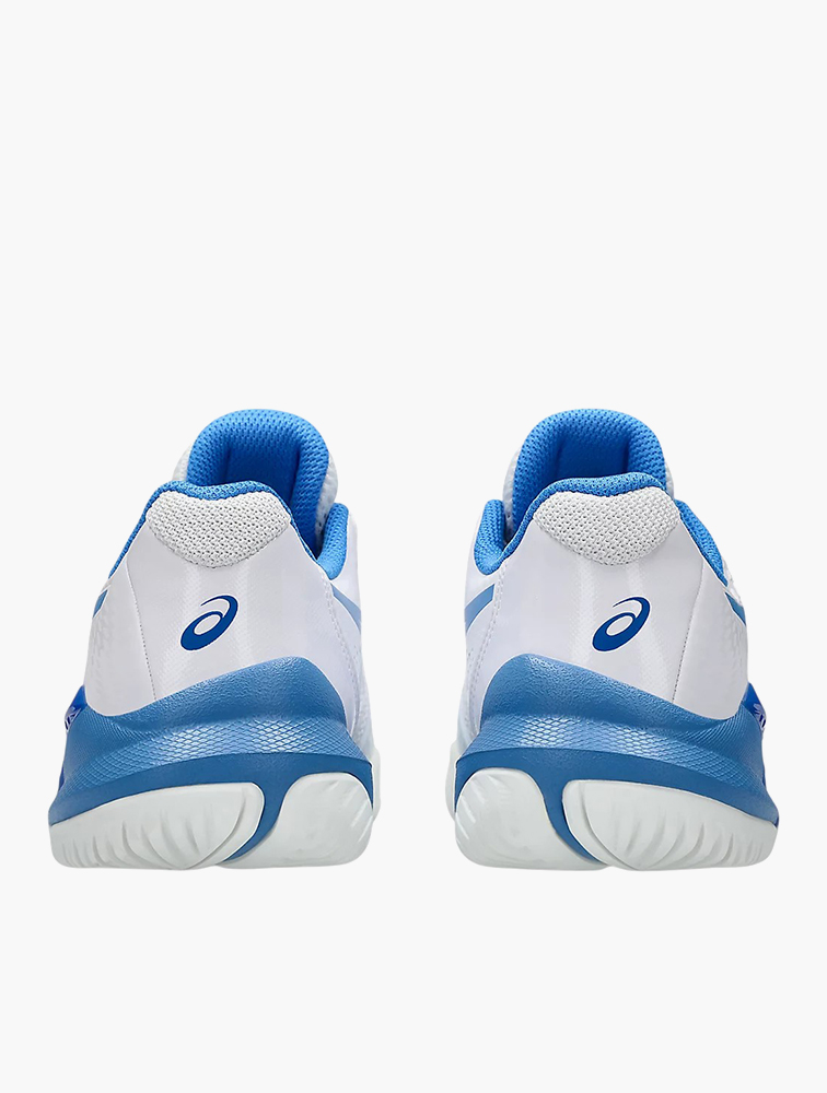 MyRunway | Shop Asics White & Blue Coast Gel-Challenger 14 Court