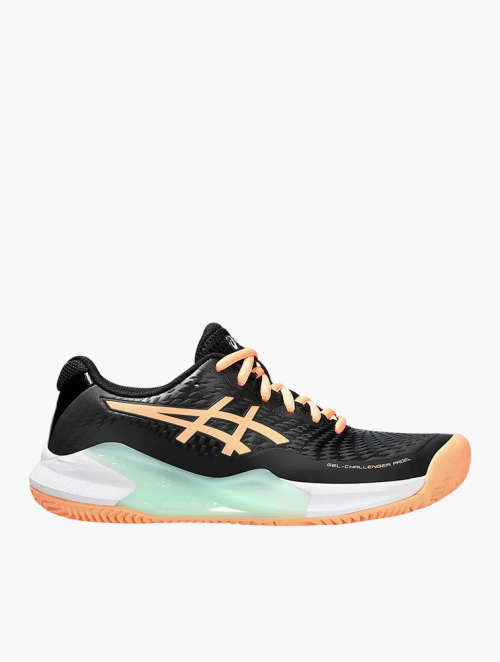 タッチ・ザ・スカイ MyRunway | Shop Asics Black & Bright Sunstone Gel Challenger 14
