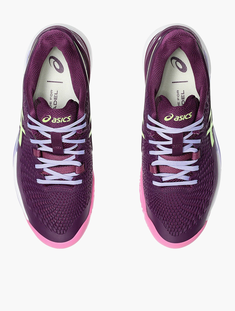 MyRunway | Shop Asics Deep Mauve & Lime Green Gel Resolution 9