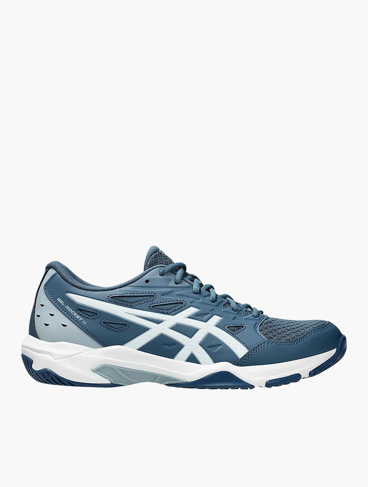 MyRunway | Shop Asics Blue Gel-Rocket 11 Trainers for Men from