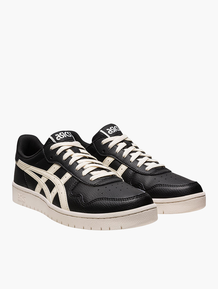 MyRunway | Shop Asics Black & Cream Japan S Lace-Up Sneakers for