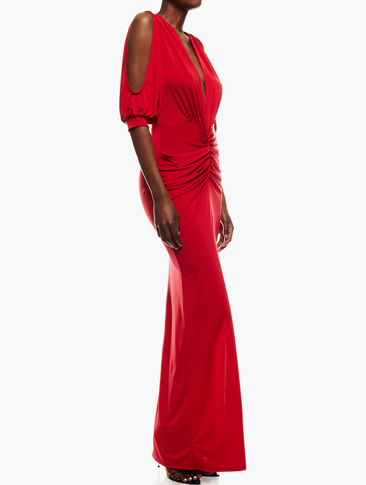 cameo red dress Cameo Bubble Gown in Royal Red Frockaholics at Momento Dezigns