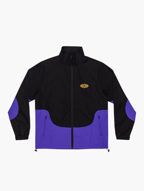 MyRunway | Shop DC Shoes Black & Purple Zip-Up Jacket for Men from