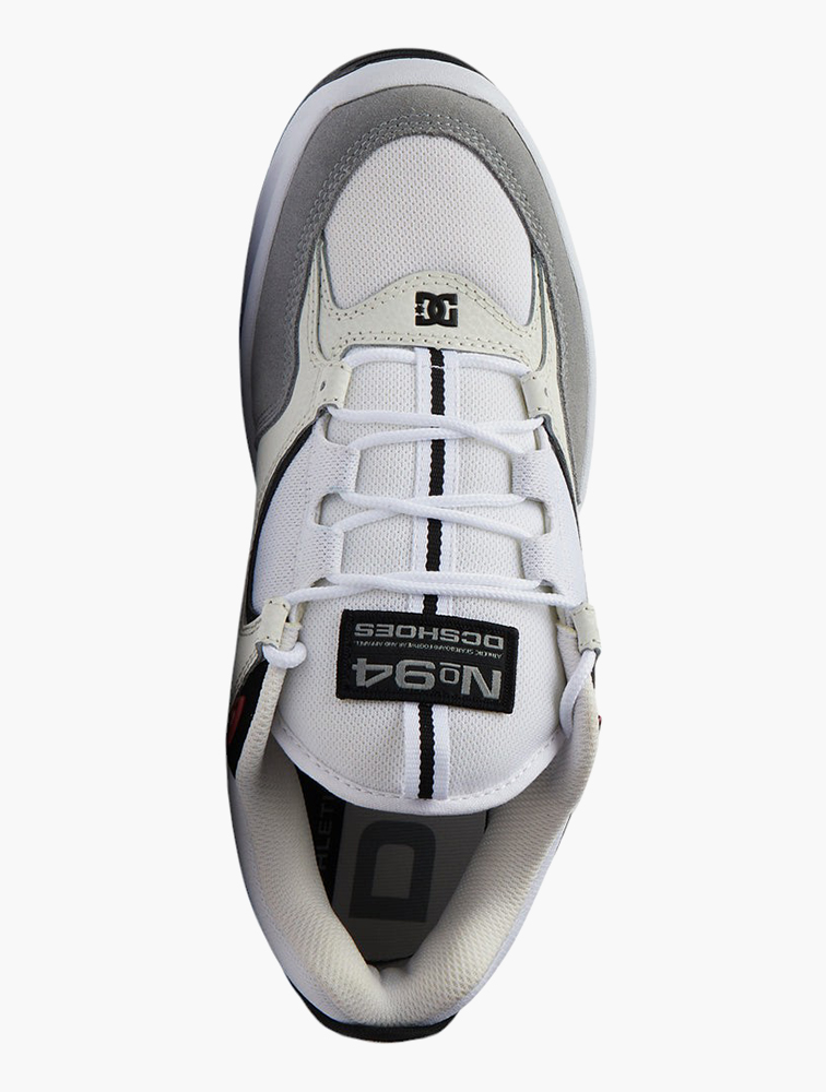 MyRunway | Shop DC Shoes Grey & Black White Kalnx Zero Sneakers