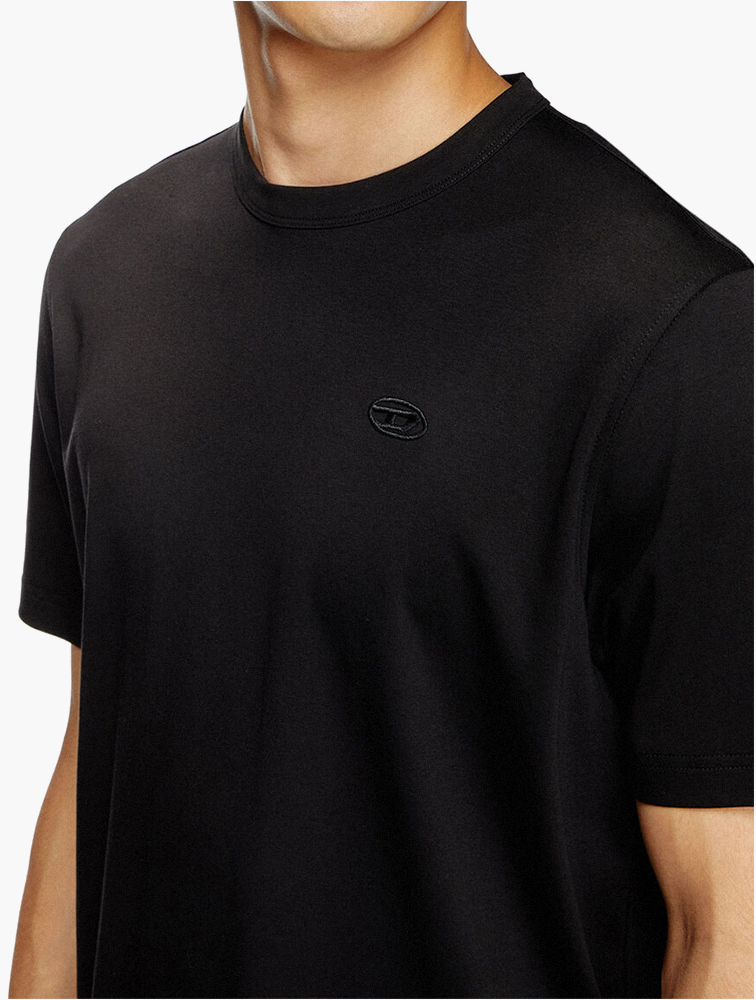 miページです MyRunway | Shop Diesel Black T-Adjust-Slits-R17 Crew Neck Tee for