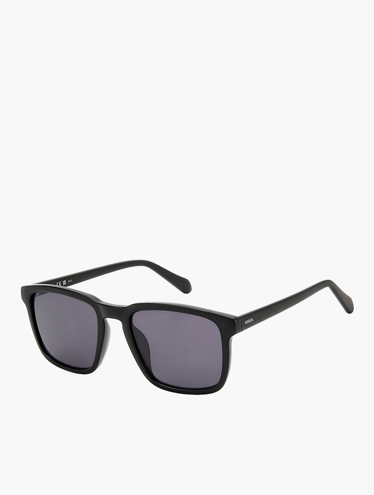 MyRunway Shop Fossil Black Grey Square Sunglasses for Women