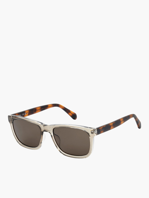 MyRunway | Shop Fossil Grey Brown Polycarbonate Rectangular