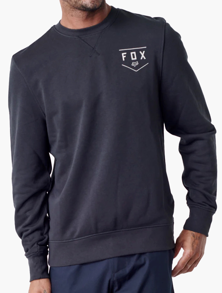 MyRunway Shop Fox Black Shield Basic Crew for Men from MyRunway