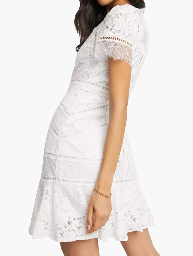 chinese dress ladies French Connection Cotton Sateen Midi Dress- Marine ***FINAL SALE*** – Hand  In Pocket main image 0