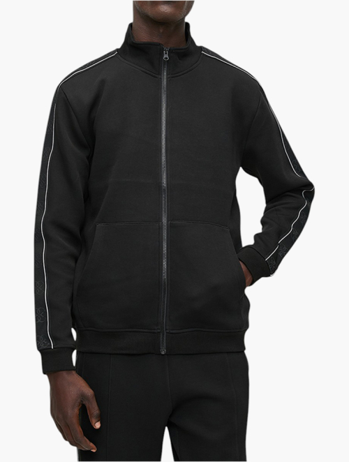 MyRunway | Shop GUESS Mickey Full Zip Sweatshirt - Jet Black A996