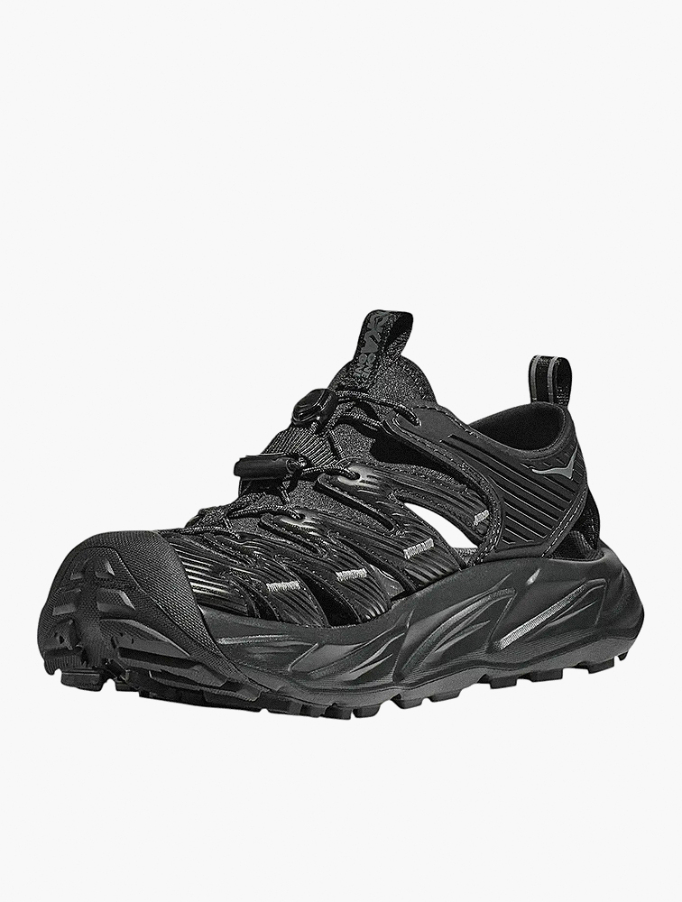 MyRunway | Shop Hoka Black Hopara All-Terrain Shoes for Men from