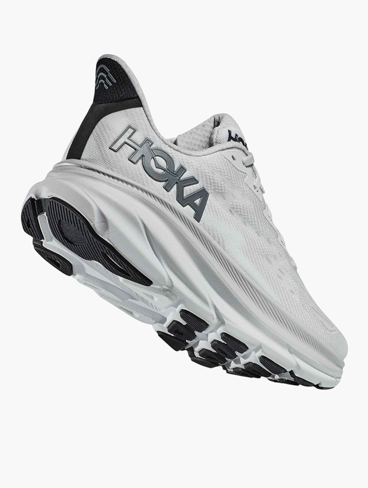 MyRunway | Shop Hoka White Clifton 9 Running Shoes for Men from