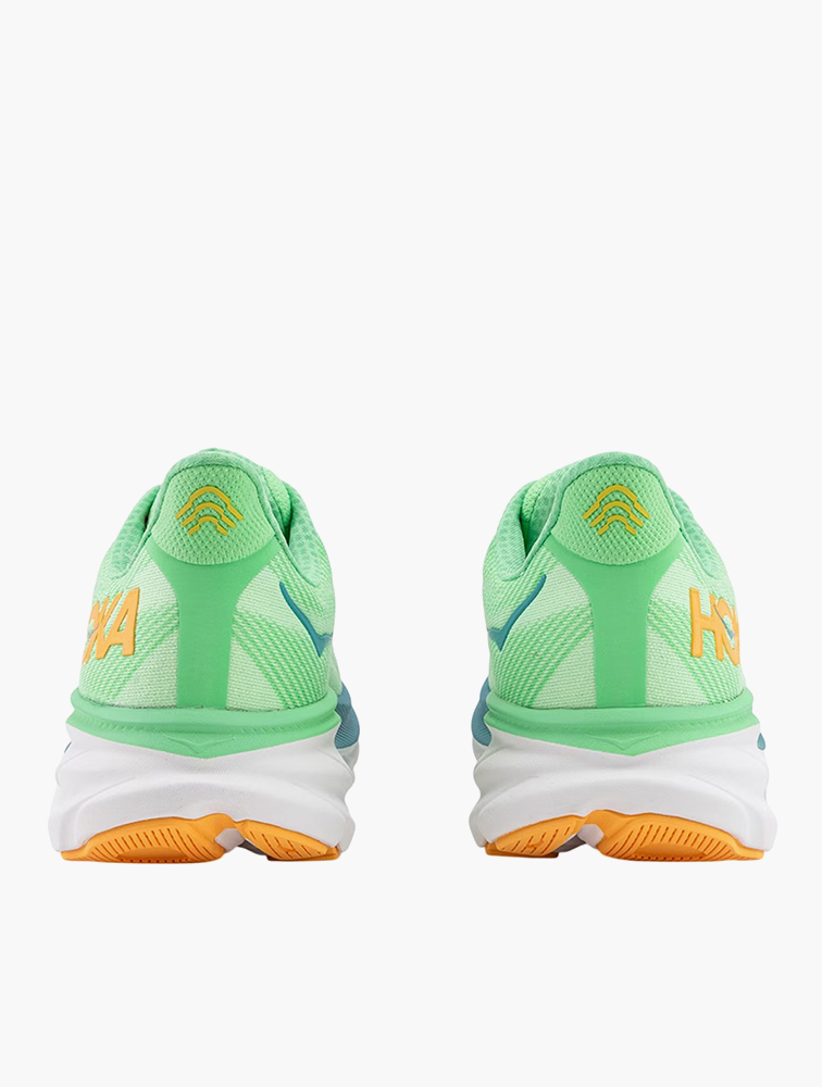 MyRunway | Shop Hoka Lemon Green Clifton 9 Wide Running Shoes for