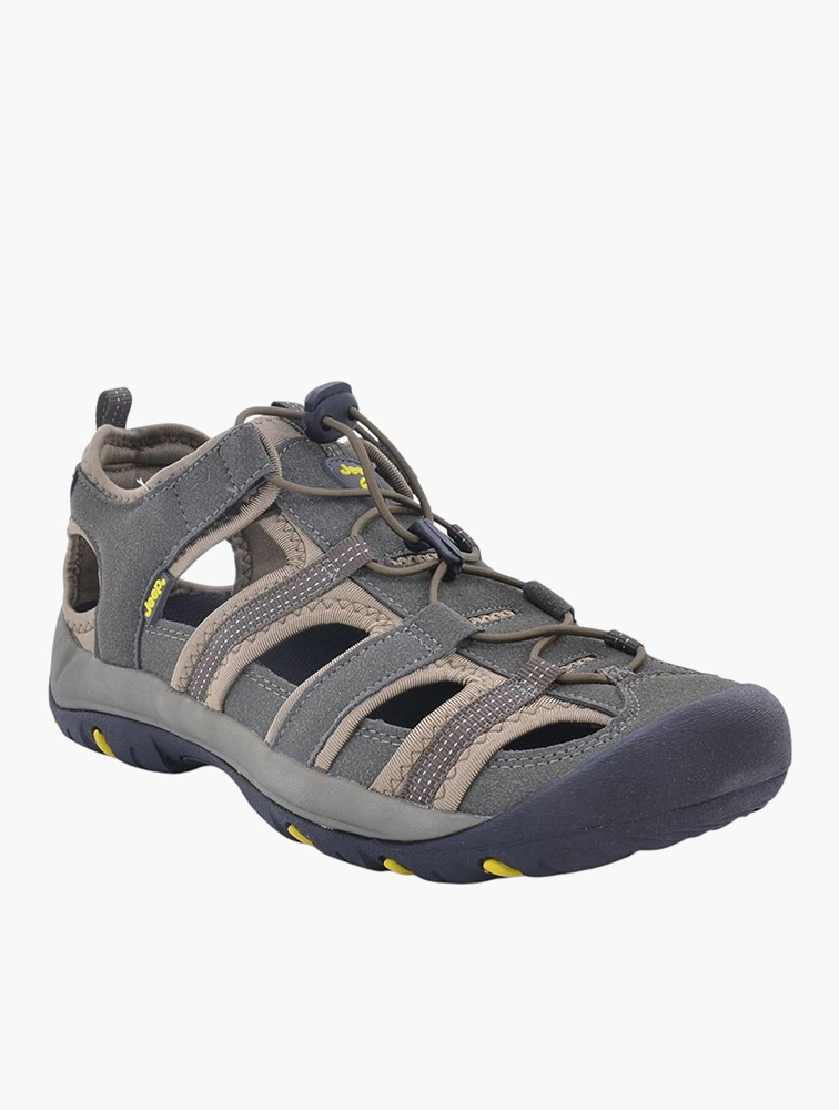 MyRunway | Shop Jeep Khaki Closed Toe Adventure Sandals for Men