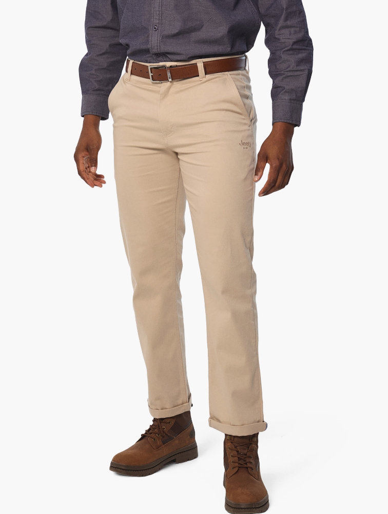MyRunway | Shop Jeep Stone Baggy Fit Chino Pants for Men from