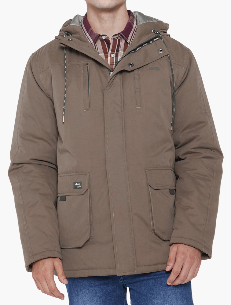MyRunway | Shop Jeep Uniform Green Plus Size Parka Jacket for Men