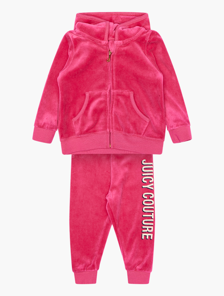 Pink Juicy Couture Tracksuit Kids Juicy Couture Junior Tracksuits