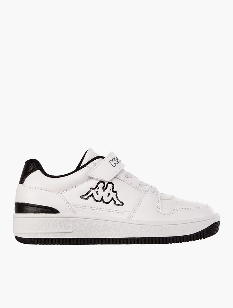 MyRunway | Shop KAPPA White & Black Coda Low Sneakers for Kids