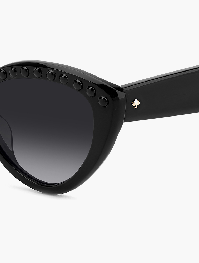 MyRunway | Shop Kate Spade Black Cat Eye Sunglasses for  display picture 3
