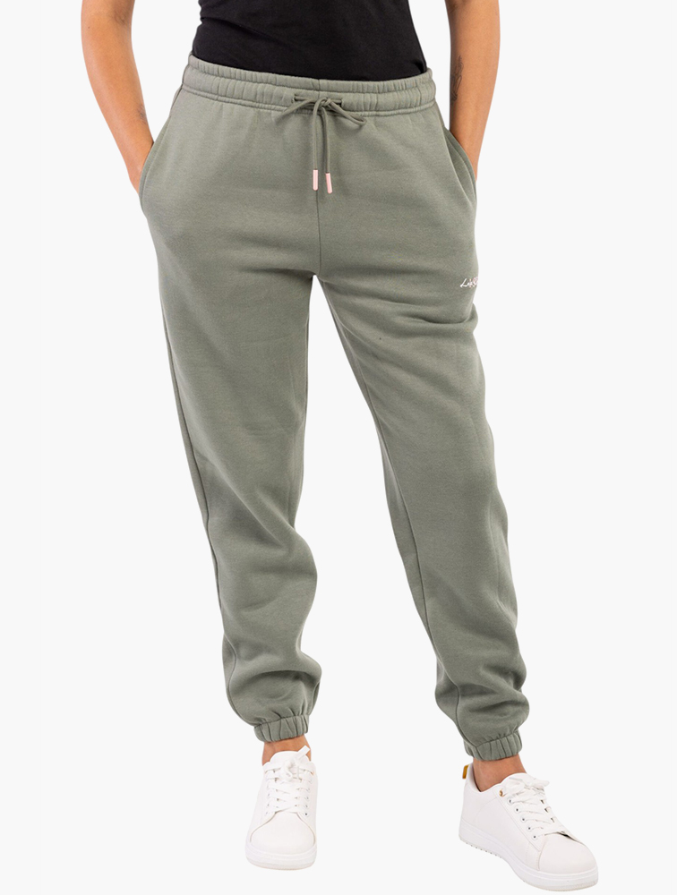 MyRunway | Shop Lee Cooper Green Cuffed Sweatpants for Women from