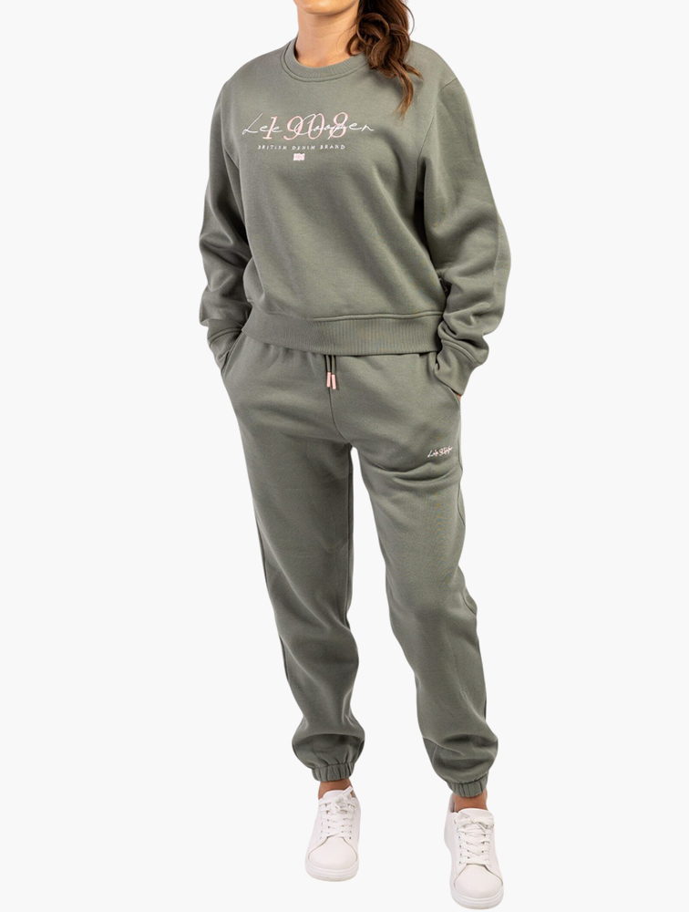 MyRunway | Shop Lee Cooper Green Cuffed Sweatpants for Women from