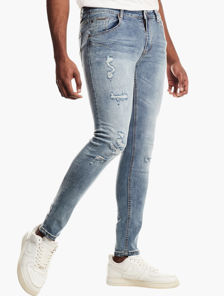 MyRunway Shop Lee Cooper Dirty Mid Watson Ripped Jeans for Men