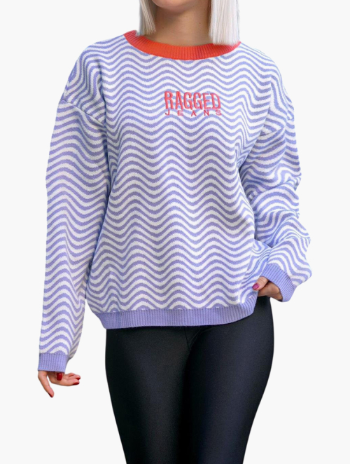 MyRunway | Shop Daily Finery Lilac Oversize Sweater for Women from