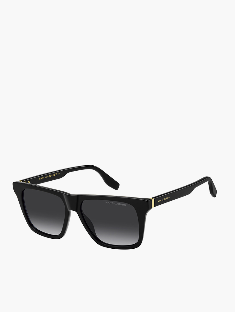 MyRunway | Shop Marc Jacobs Black Dark Grey Shaded Rectangular