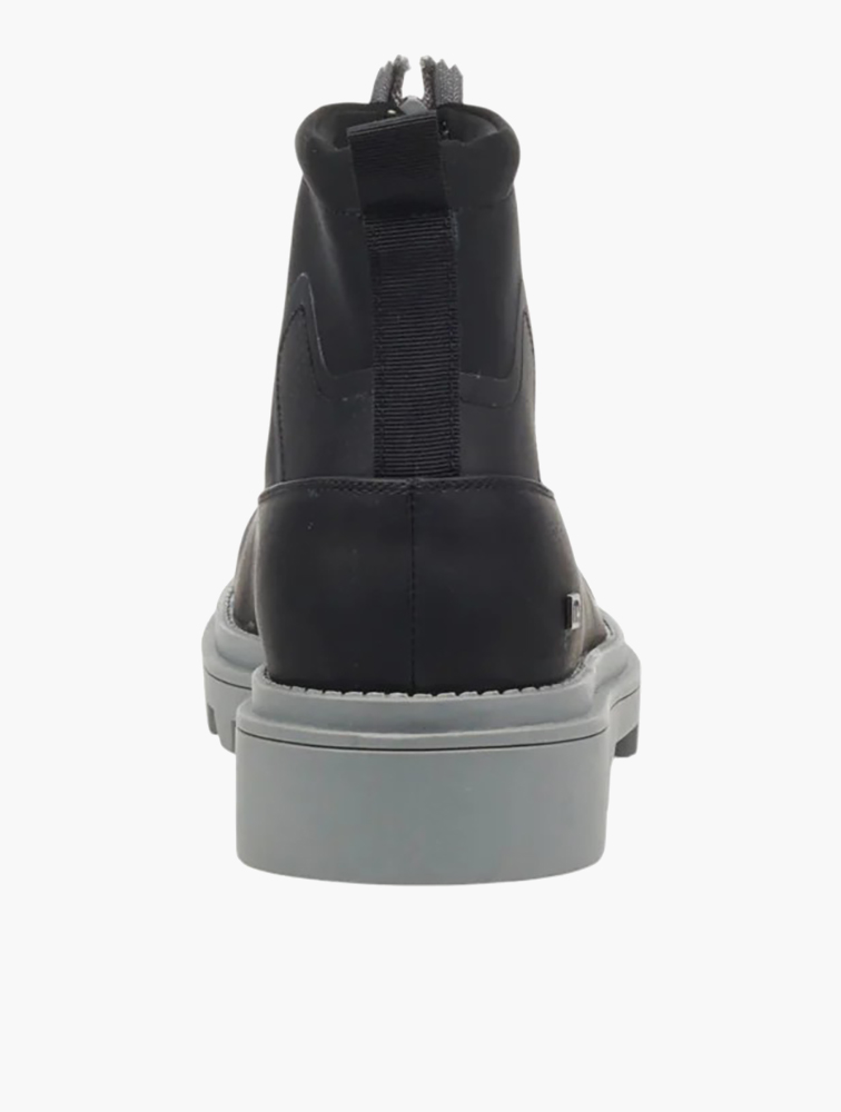 MyRunway | Shop Mazerata Black Vinchey 34 Faux Nubuck Boot for Men