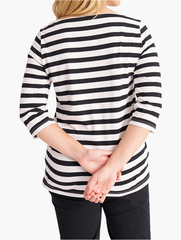 【TODAYFUL】stripe over shirt 美品✨ MyRunway | Shop MILADYS Black & White Horizontal Stripe Top for