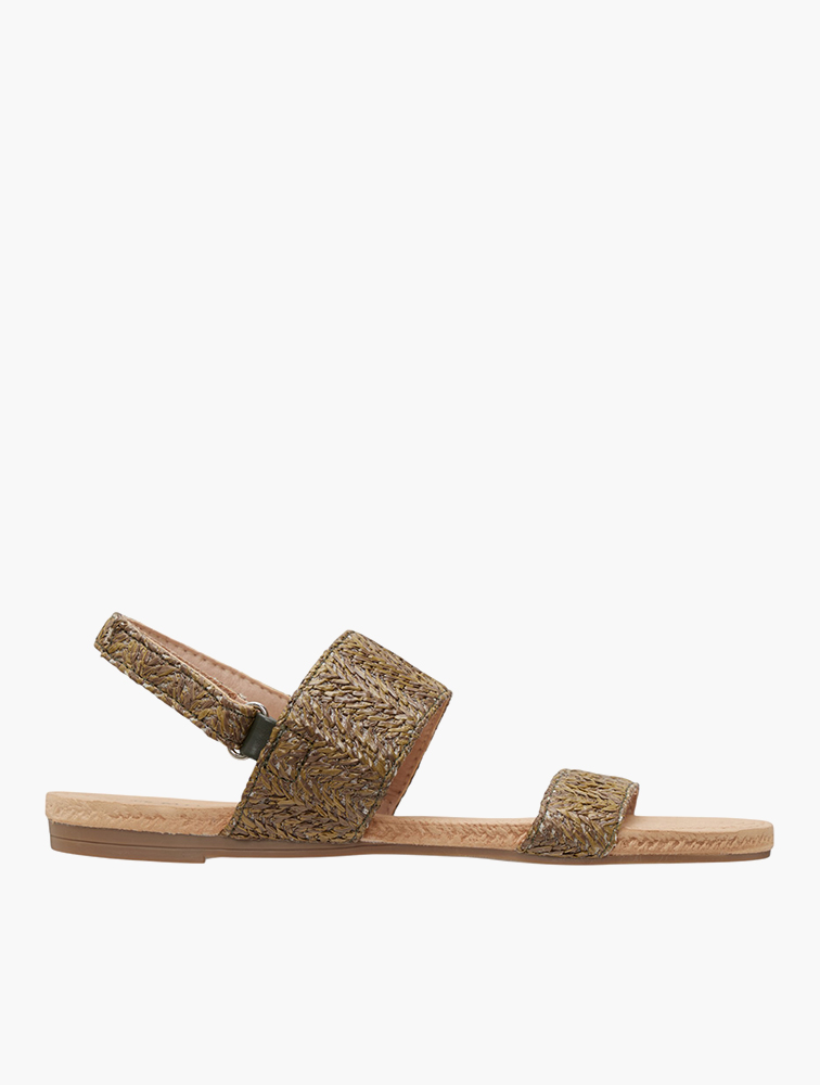 MyRunway Shop MILADYS Earthy Tone Woven Flat Sandals for Women