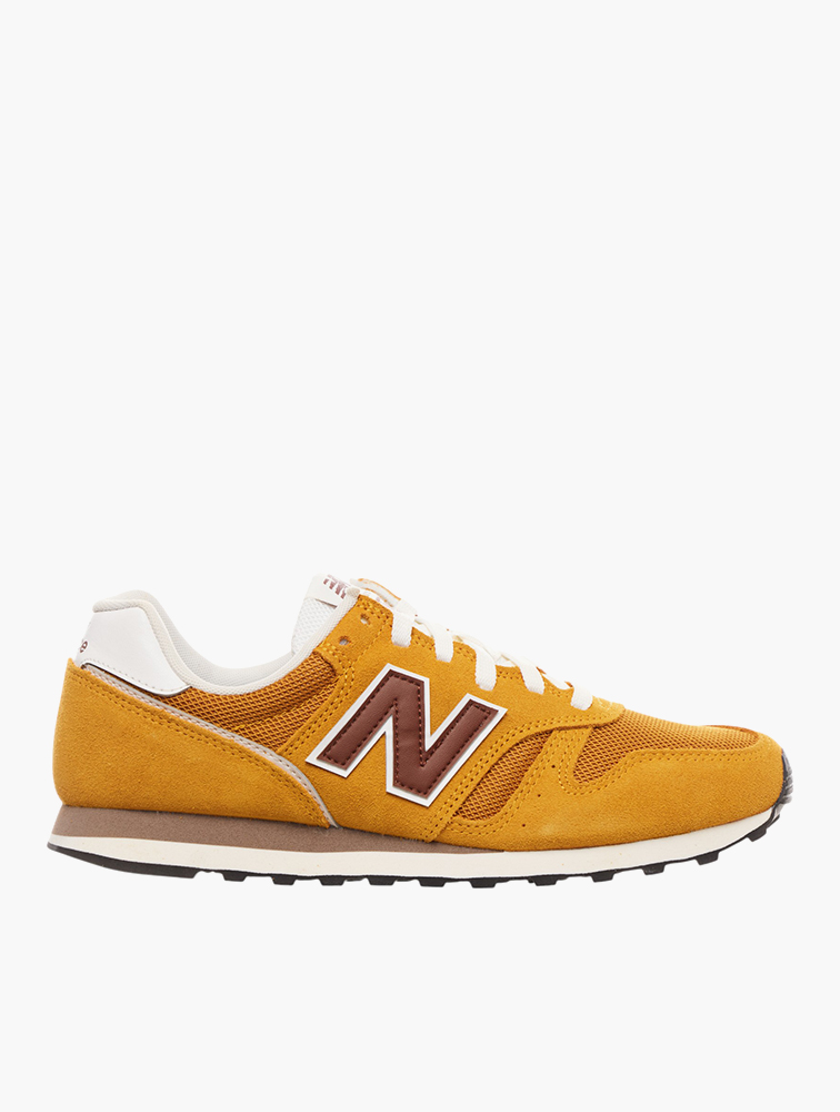 MyRunway Shop New Balance Yellow 373 Logo Lace Up Sneakers for