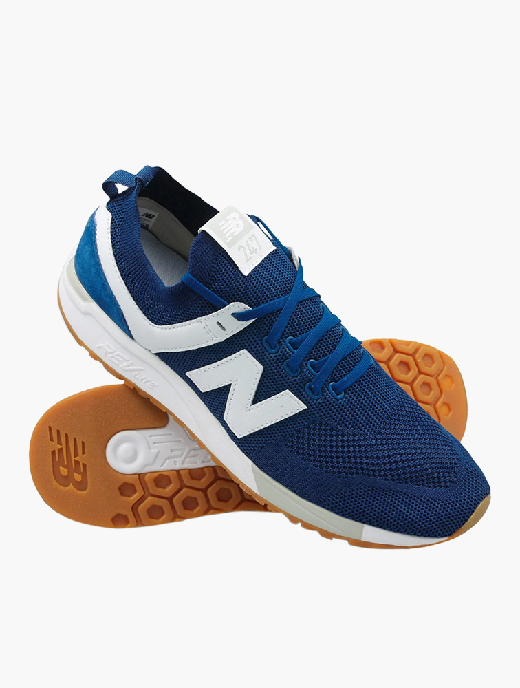 MyRunway Shop New Balance Blue White Rev Lite 247 Sneakers for
