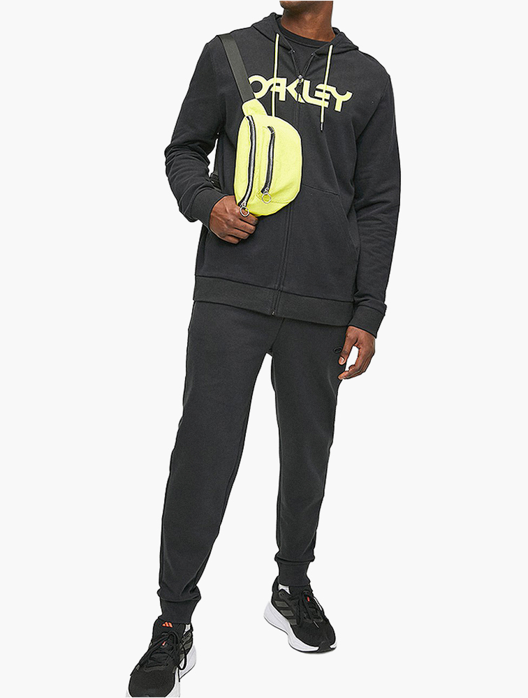 MyRunway | Shop Oakley Teddy Full Zip Hoodie Black/Sulphur for Men