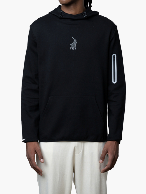 MyRunway | Shop Polo Black Sport Hooded Sweat Top for Men from