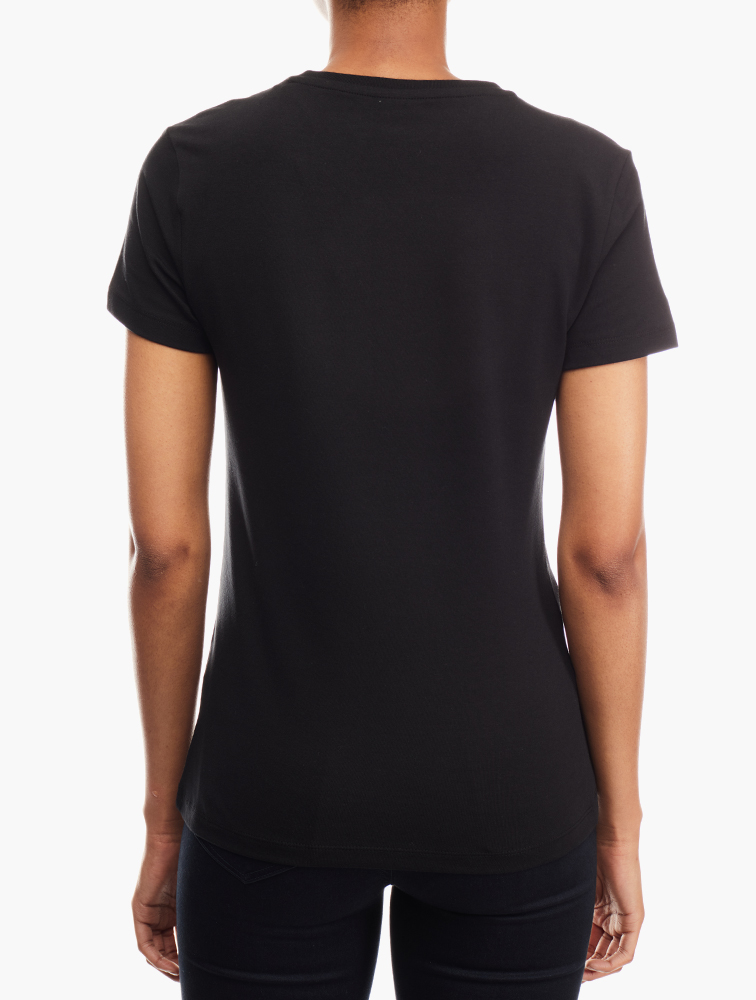 MyRunway | Shop Polo Black Essential V-Neck Tee for Women from MyRunway ...