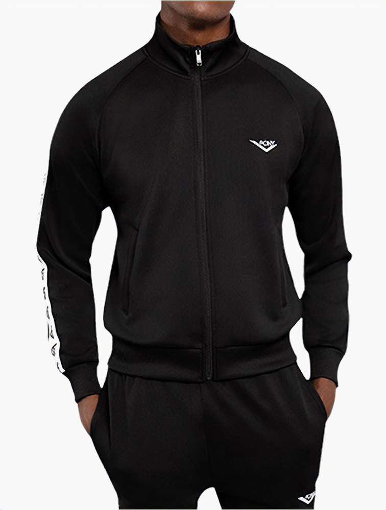 MyRunway Shop Pony Black Core Tricot Track Top for Men from