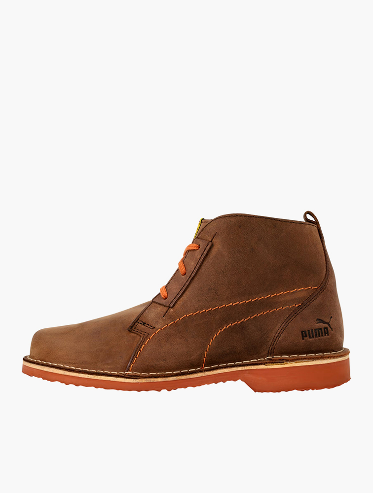 MyRunway | Shop PUMA Brown & Orange Terrae Mid African Zadp Boots