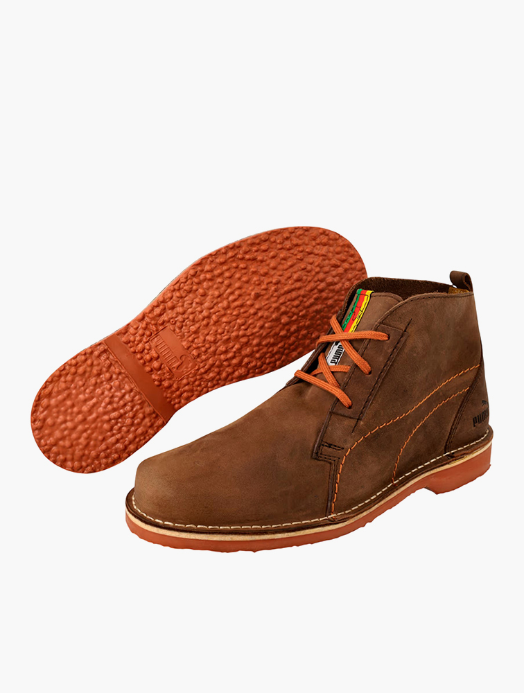 MyRunway | Shop PUMA Brown & Orange Terrae Mid African Zadp Boots