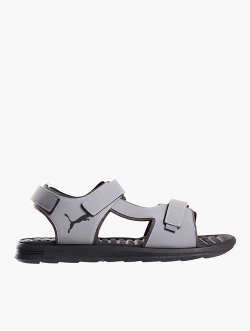 MyRunway Shop PUMA Grey Blitz Velcro Utility Sandals for Men