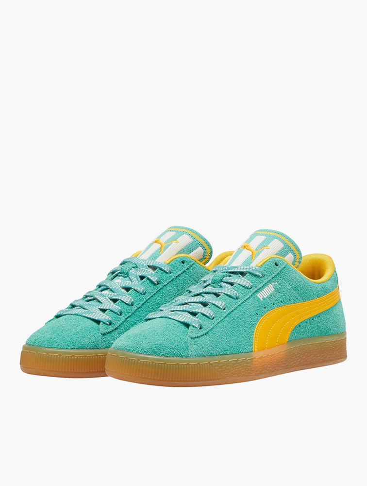 MyRunway | Shop PUMA Jade Frost & Gum Suede Supertifo Sneakers for