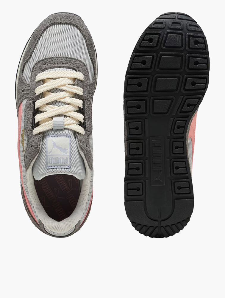 MyRunway | Shop PUMA Light Grey & Cast Iron RX 737 Vintage