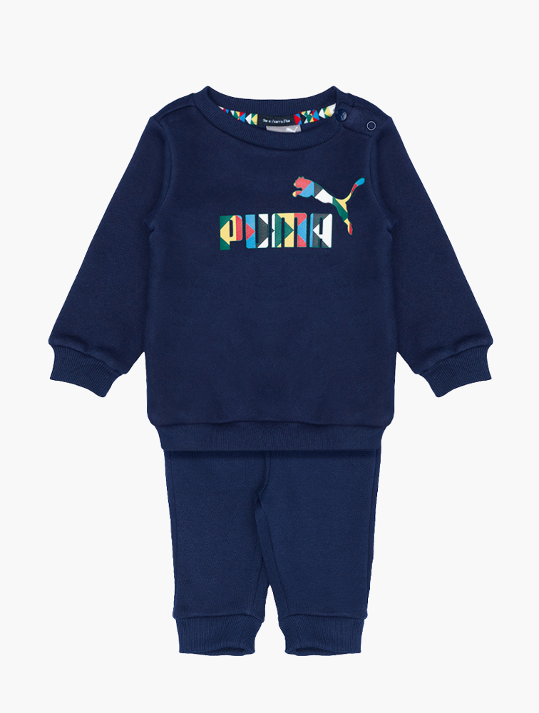 Shop PUMA Navy Sa Unite Minikits Tracksuits Set for MyRunway